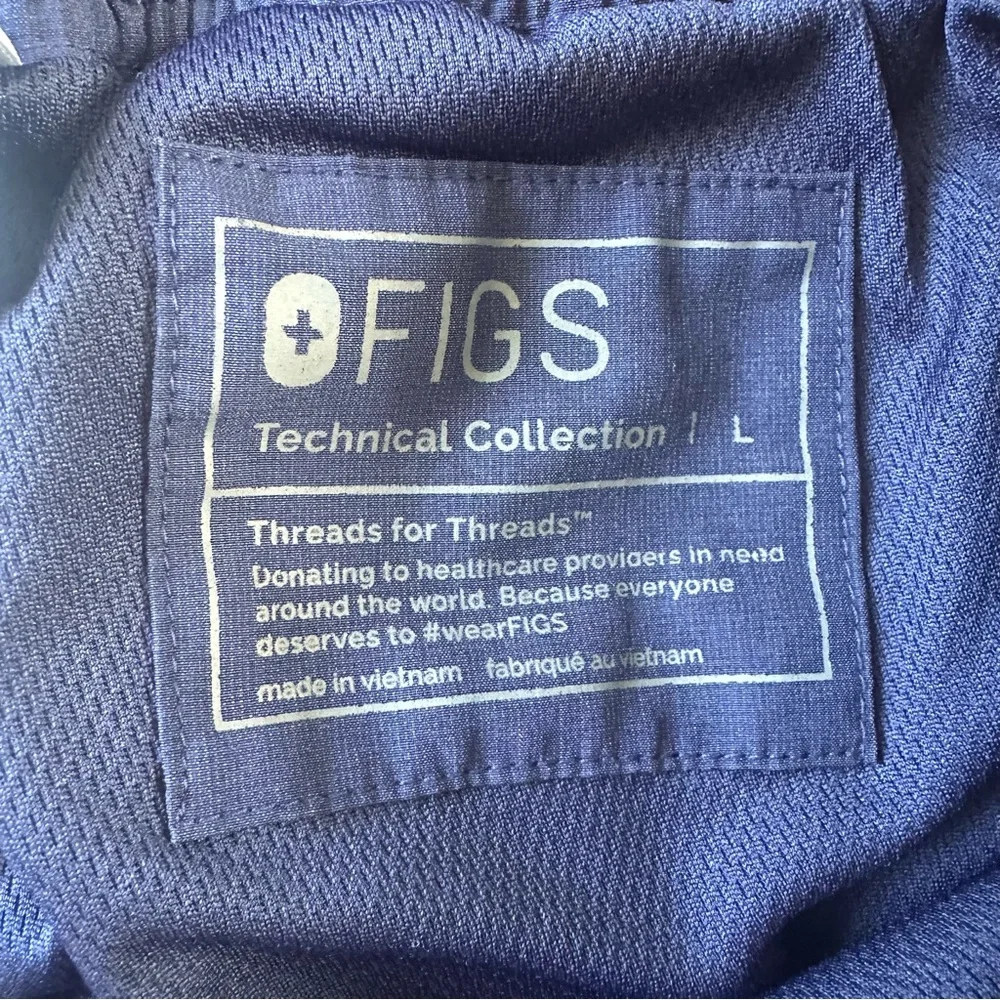 Figs Mesh-Lined Jogger Scrub Pants Mens Large Navy Blue #M21SW2036‎ Tansen FREEx